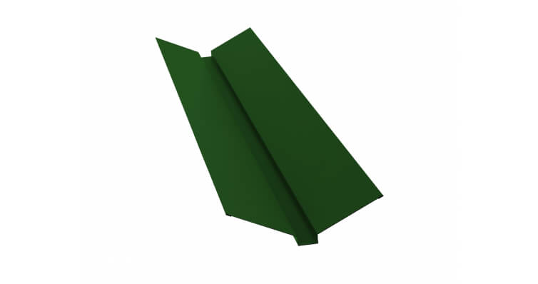 Планка ендовы верхней 115x30x115 PE RAL 6002 лиственно-зеленый