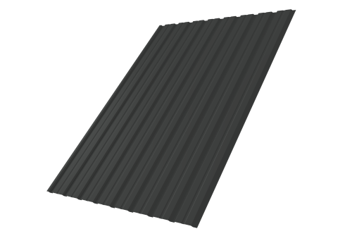 Профнастил С10В 0.45 Drap RAL 7016 антрацитово-серый