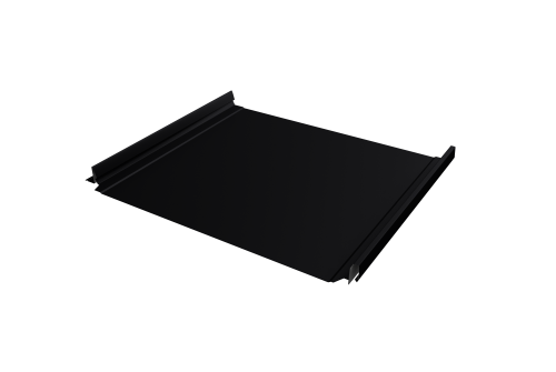 Кликфальц Pro Grand Line 0,5 PurLite Matt с пленкой на замках RAL 9005 черный