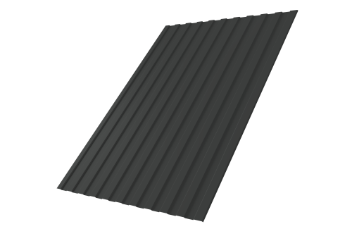 Профнастил С8А 0,45 Drap ST RAL 7016 антрацитово-серый