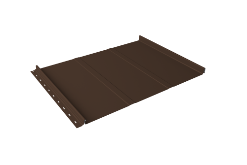 Кликфальц Line Grand Line 0.5 PurLite Matt с пленкой на замках RAL 8017 шоколад