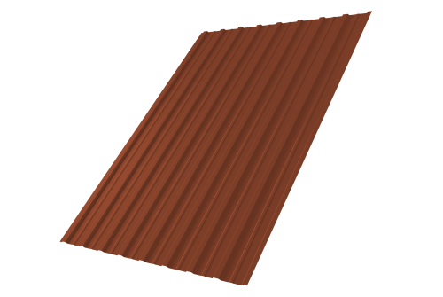 Профнастил С10A 0,45 Drap RAL 8004 терракота