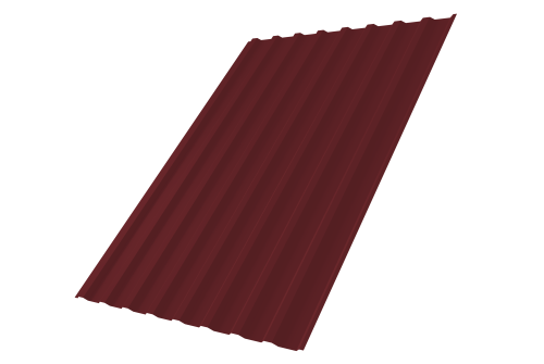 Профнастил С20B 0,45 Drap TR RAL 3005 красное вино