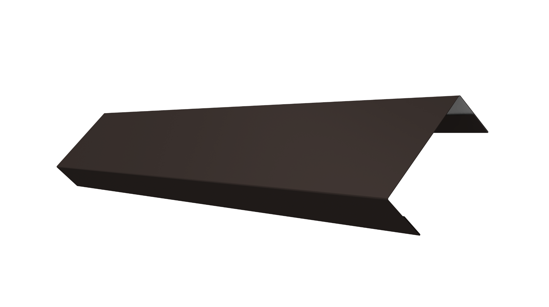 Ламель лицевая 50 забора жалюзи Texas 0.5 Atlas X с пленкой RR 32 темно-коричневый