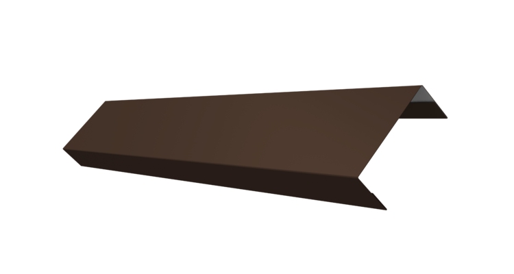 Ламель лицевая 50 забора жалюзи Texas 0.5 PurPro с пленкой RAL 8017 шоколад