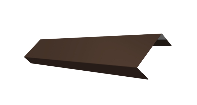 Ламель обратная 50 забора жалюзи Texas 0.45 Drap ST с пленкой RAL 8017 шоколад