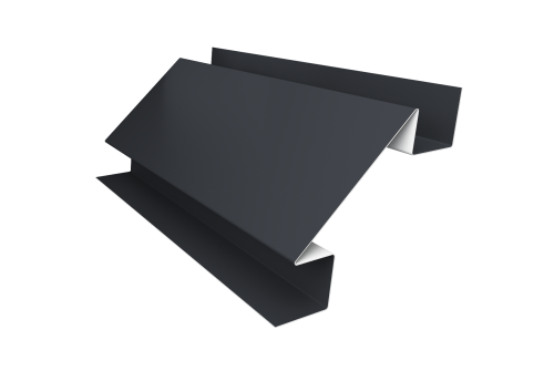 Угол внутренний сложный 75мм 0,5 Drap TX RAL 7024 мокрый асфальт (2м)