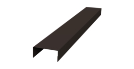 Крышка 30х20 жалюзи Texas 0,5 Drap TX RR 32 темно-коричневый (2,5м)