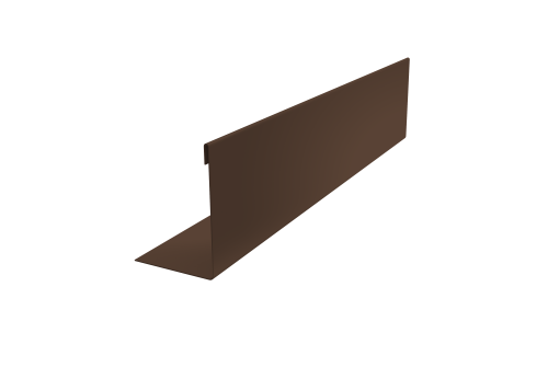 Нащельник 125 Texas 25х35 0,45 PE-Double RAL 8017 шоколад (L2,0)