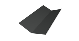 Планка ендовы нижней 300х300 0,45 Drap RAL 7016 антрацитово-серый (2м)