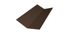 Планка ендовы нижней 300х300 0,45 Drap TwinColor RAL 8017 шоколад (3м)