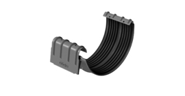 Соединитель желобов Stal Premium, графит