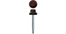Саморез кровельный Daxmer 4,8х35 RAL 3009 (250) сверло №1