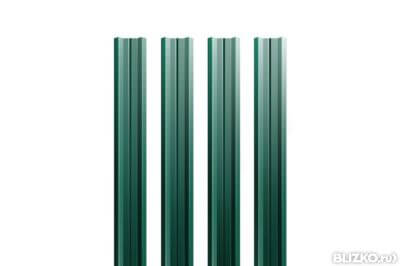 Штакетник М-образный А 0,5 Velur20 RAL 6020 хромовая зелень