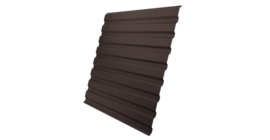 Профнастил С20A 0.5 GreenCoat Pural BT, matt RR 32 темно-коричневый