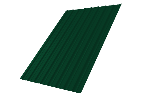 Профнастил С10A 0,45 Drap RAL 6005 зеленый мох